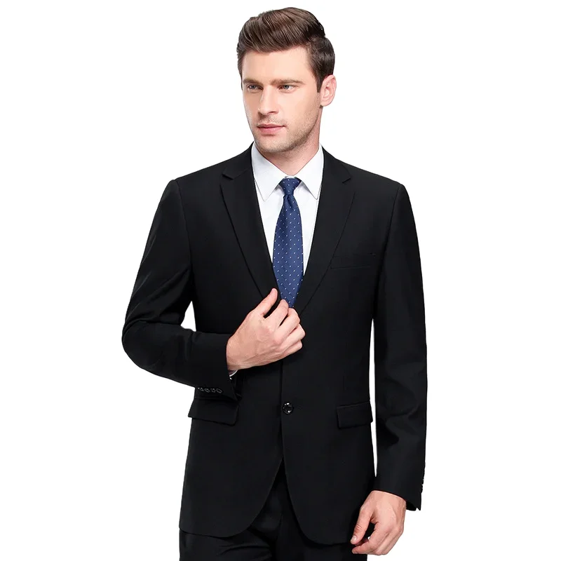 Suit 6XL High-end Men Breathable Outdoor Office Formal Wedding Best Sales Work Clothes Gentleman's Professional Business Office