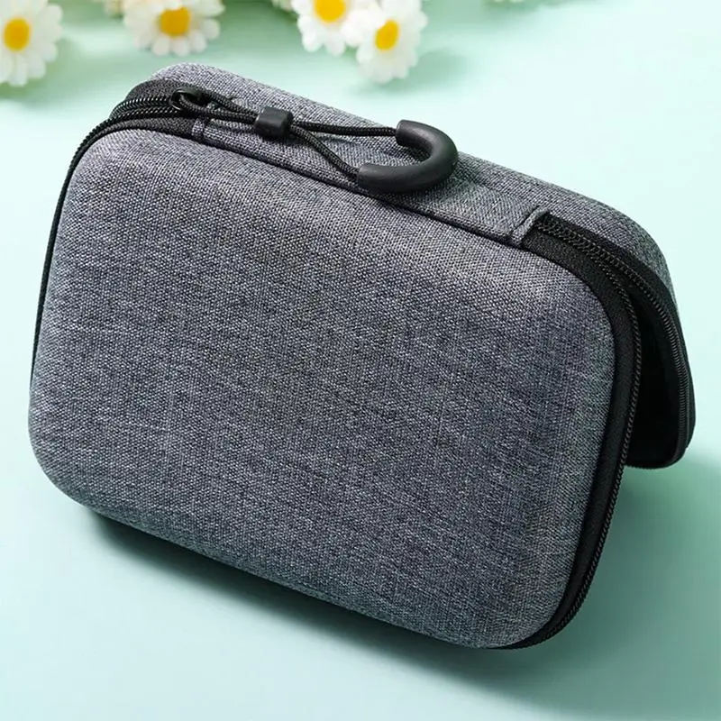 EVA Hard Case com Clip, Headphone Proteção Bag for External Disk Drive, 2.5"