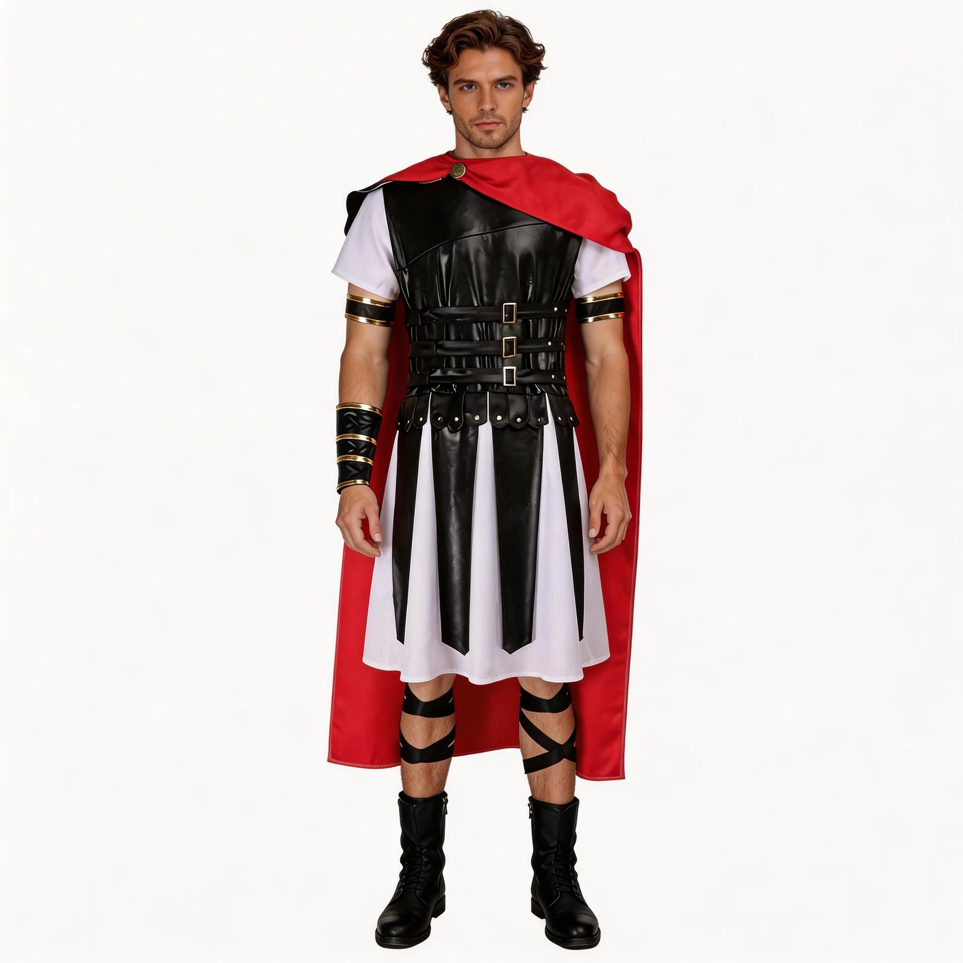 

Halloween Ancient Roman Warrior Combat Clothing Medieval cosplay cosplay Clothing Egyptian Soldier Knights Clothing