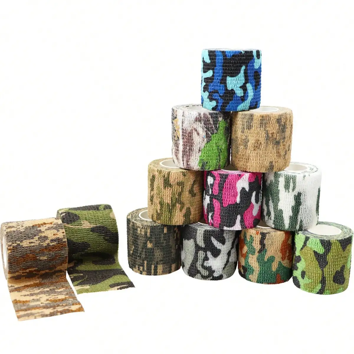 1 piece of breathable self-adhesive sports bandage with random color