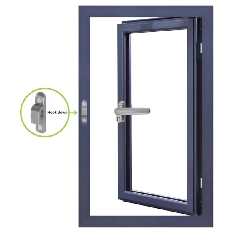 Universal Window Handle Hand Locking With Locks Kids Security Door Handle For Double Glazing Windows Handle Door Turning Handles