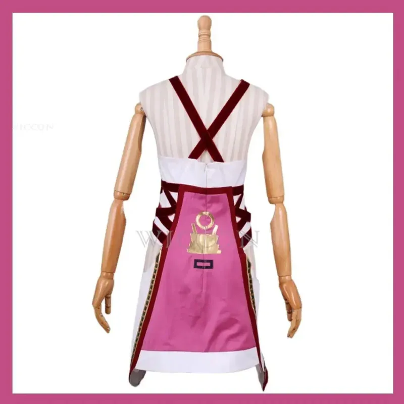 Anime game Lightning Returns: Final Fantasy XII hand over Farron cosplay costume wig combat uniform dress woman sexy Halloween s