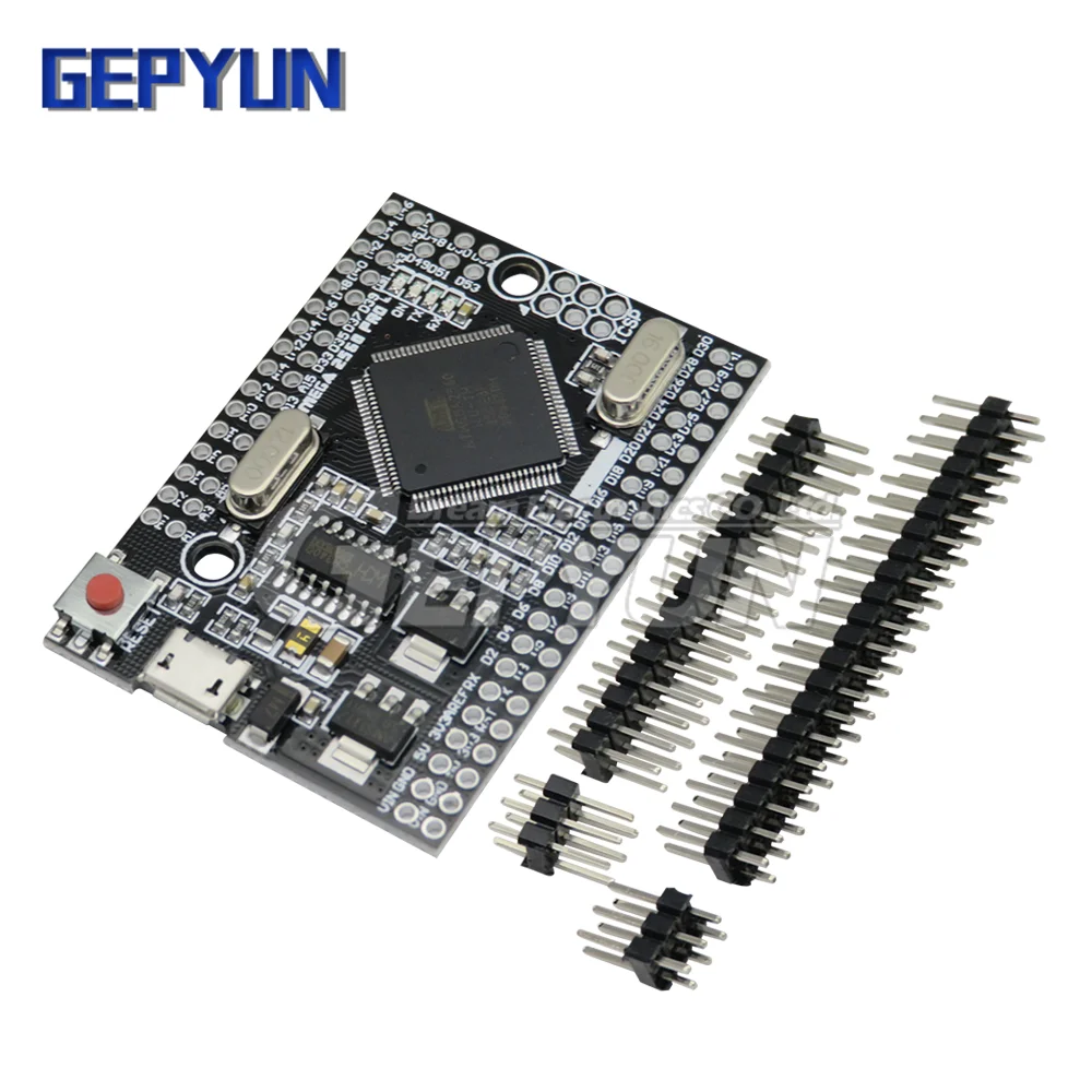 1pcs Mega2560 PRO 5V Embed CH340G ATmega2560-16AU with male pinheaders Compatible Mega 2560 for arduino