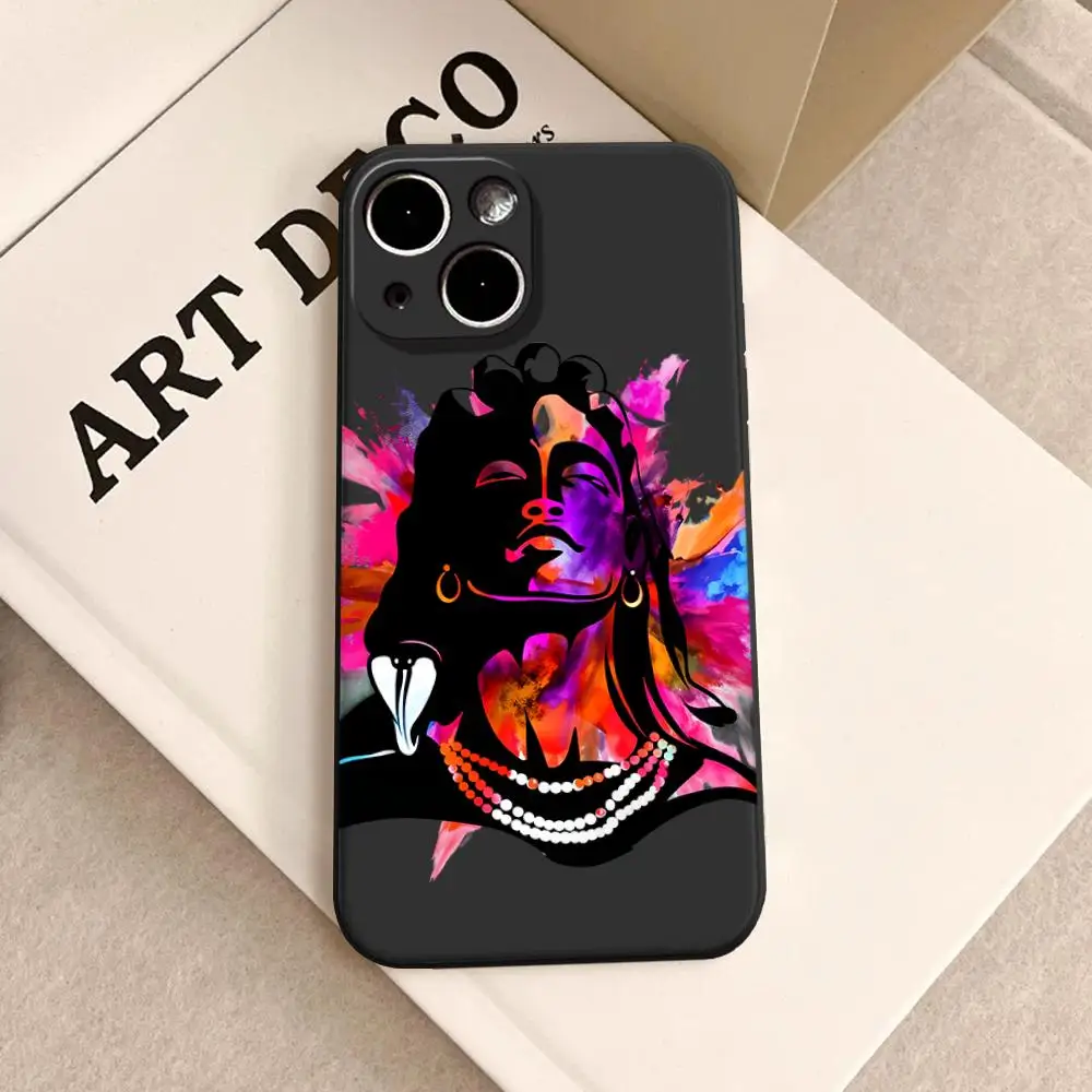 Lord Shiva Hindu God Case For iPhone 11 12 13 14 15 16 Pro Max Cover For iPhone 13 12 Mini XR X XS Max Plus