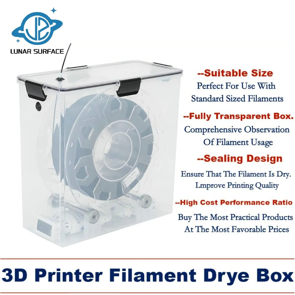 LS-3D Printer Parts Filament Dryer Box  Airtight And Moisture-Resistant Real-Time Monitoring For 3D Printer PLA  ABS Filaments