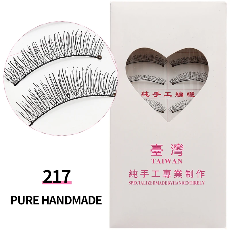 DINGSEN 10 Paar Natürliche Lange Wimpern für Make-up Weiche Kurze Vollstreifen-Wimpern Koreanische Handgefertigte 3D Beste Falsche Wimpern – Detail 9