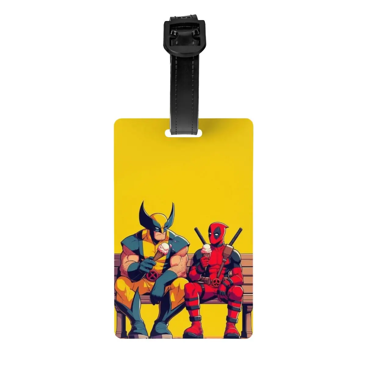 

Изготовленная на заказ багажная бирка Wolverine Deadpool, защита конфиденциальности, багажные бирки, дорожные сумки, этикетки для чемодана