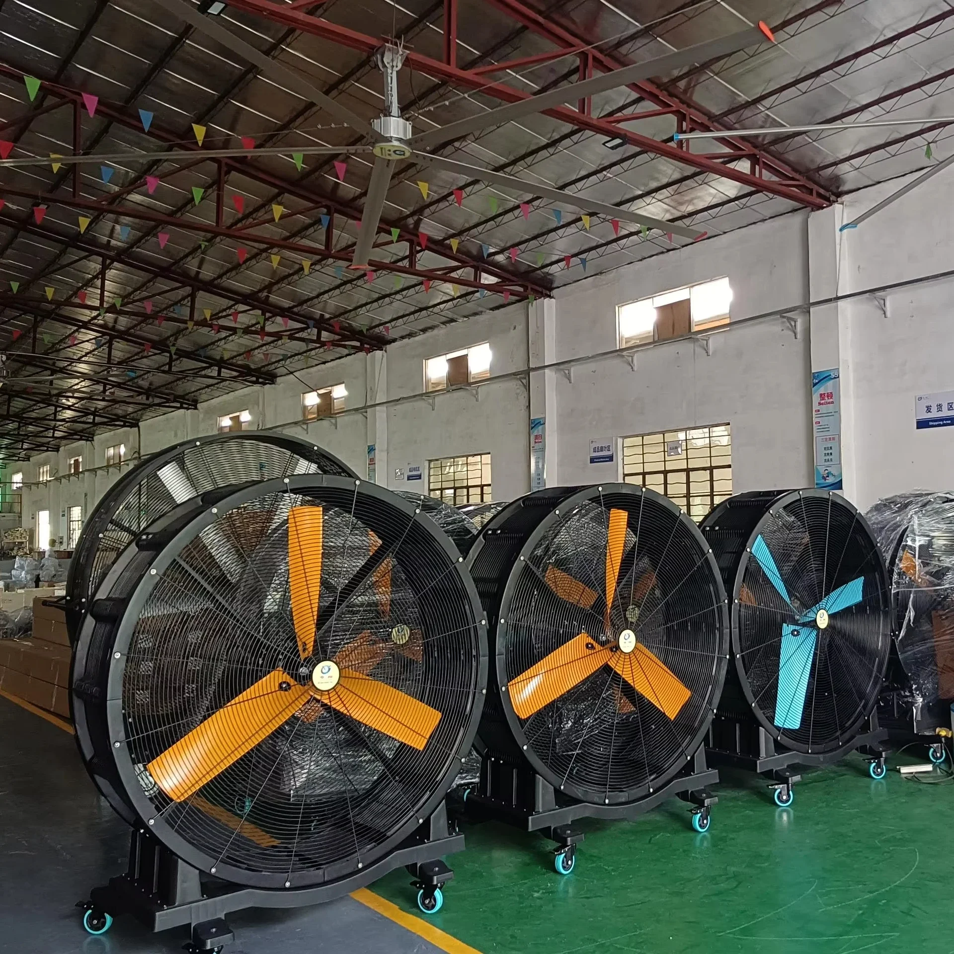 

2m Large Standing Fan Warehouse Portable Industrial Fan Stand HVLS Air Blower Ventilation Cooling Industrial Standing Fan
