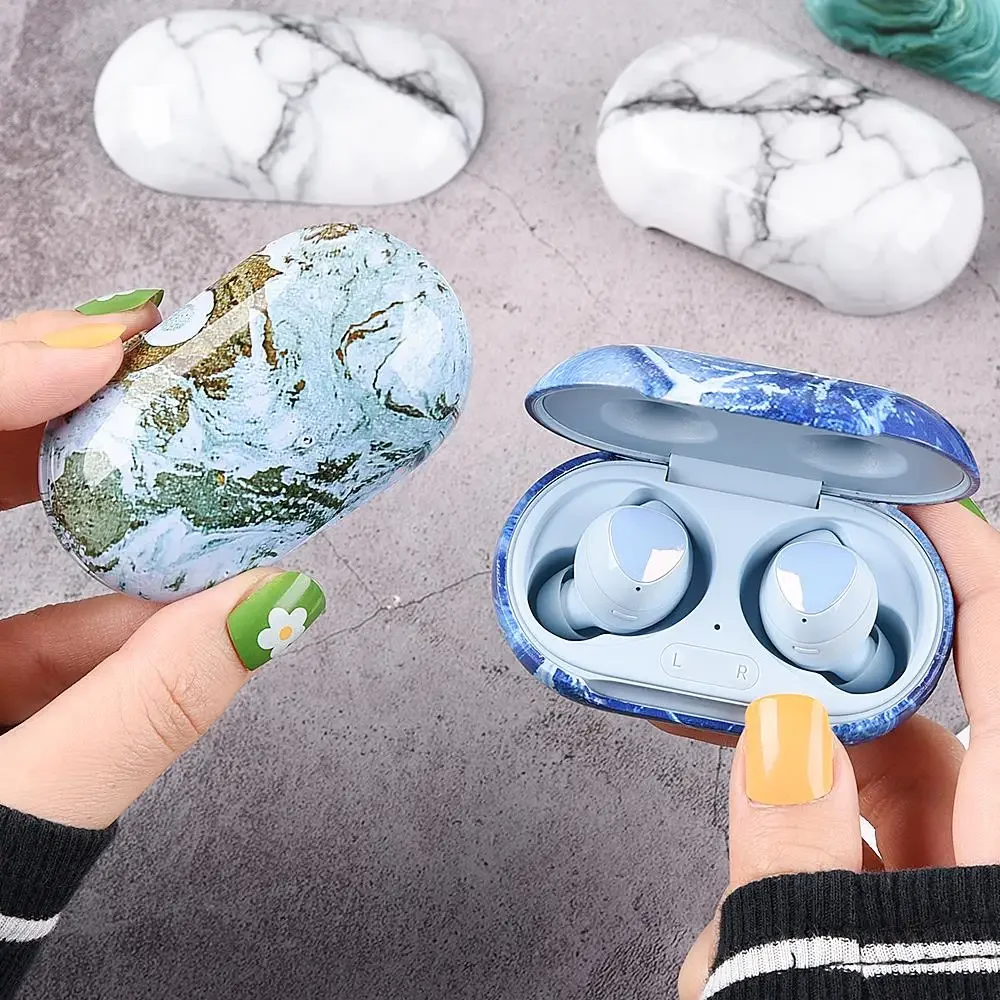 

Case for Samsung Galaxy Buds Buds+ Marble Pattern Case Hard PC Protective Cover for Samsung galaxy buds plus buds buzz Case Capa