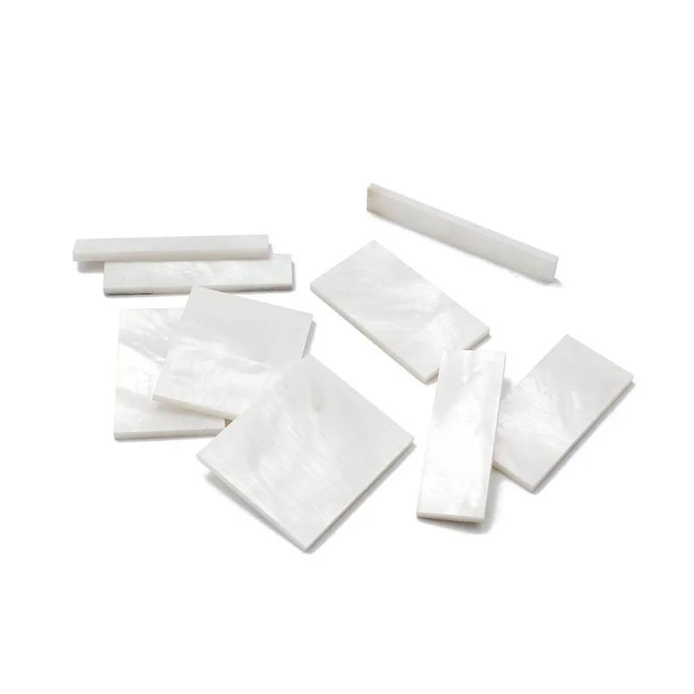 

9PCS White Shell Guitar Fretboard Inlays Assorted Sizes DIY Fingerboard Markers Suitable Any Type Easy Install Durable
