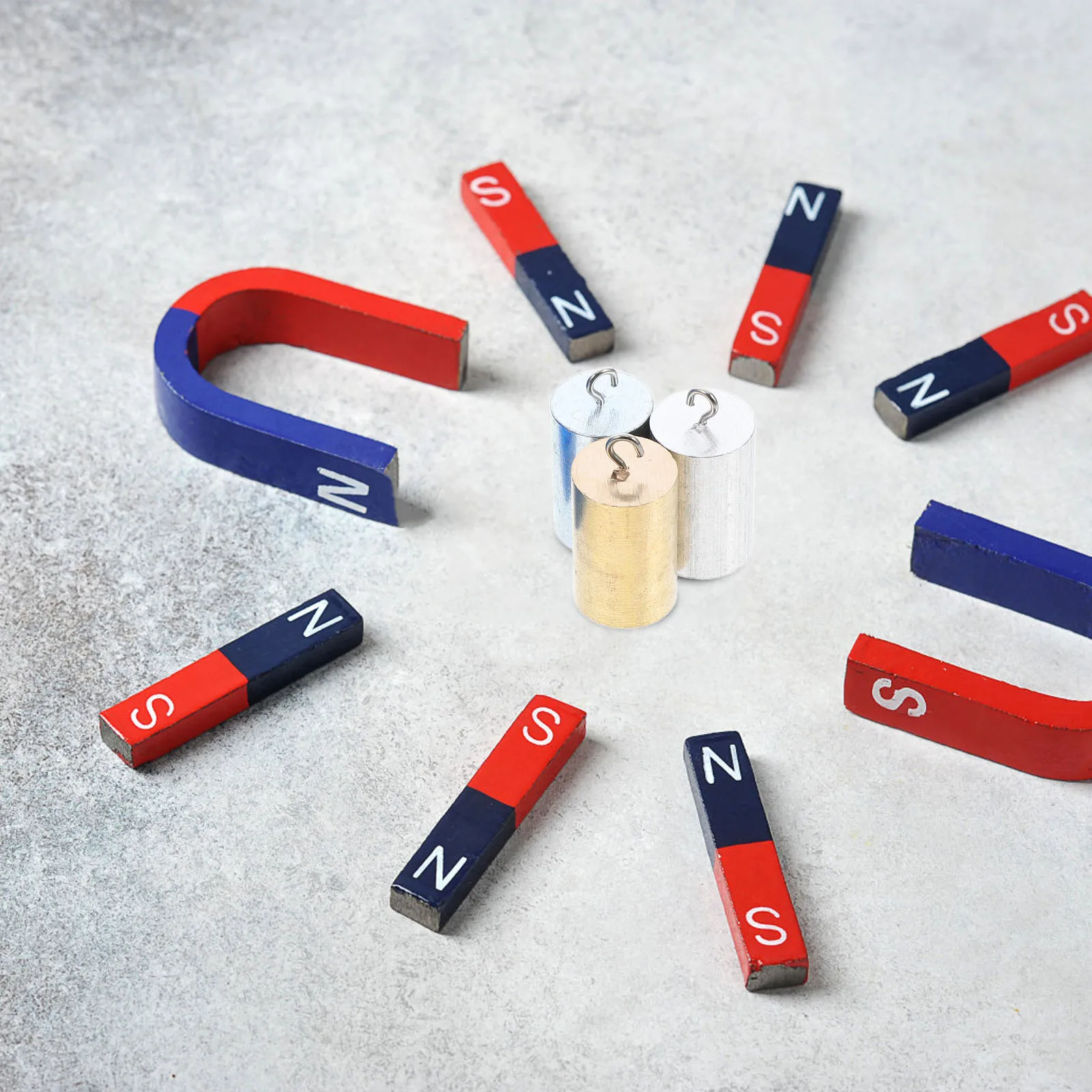 3Pcs Precision Cylinders Density Teaching Aids Physics Experiment Equipment Metal Measuring Cylinders School Lab Supplies