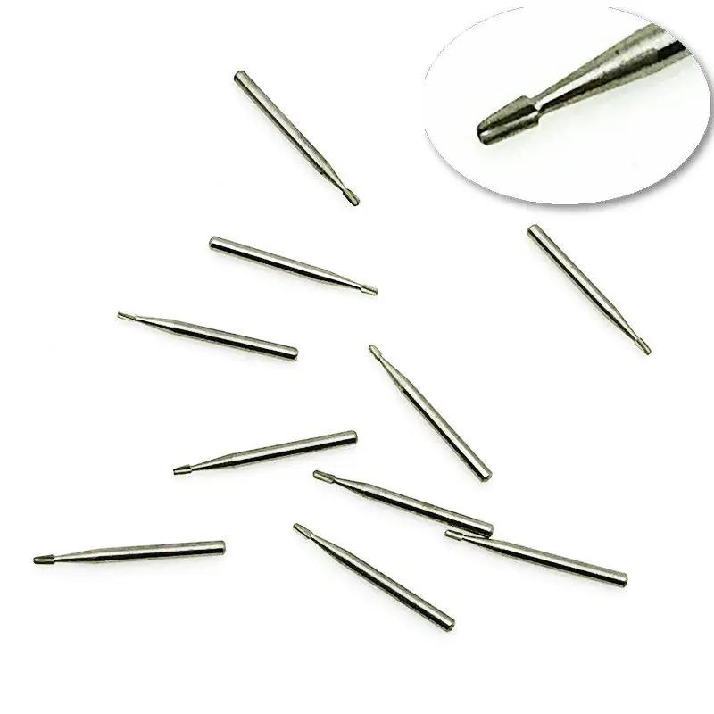 10 Pcs/set Authentic FG 330 Carbide Dental Bur Drill Bit 19mm Length FG 330 High Speed Burs