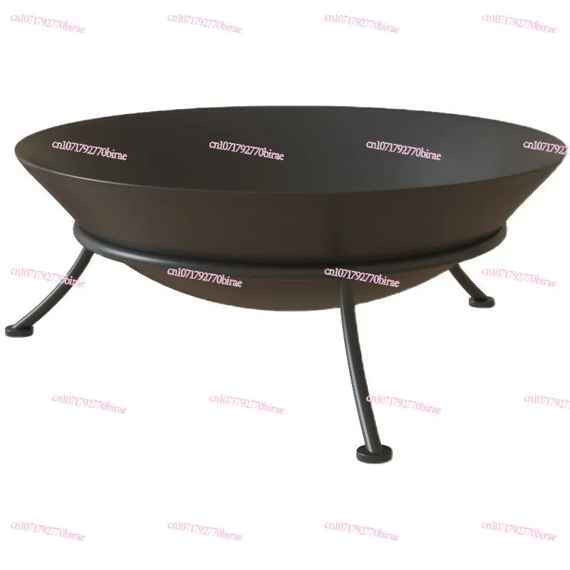 

Мангал-гриль из кованого железа для угля, портативный, для дома и улицы, для костра, с золотой бумажной подставкой