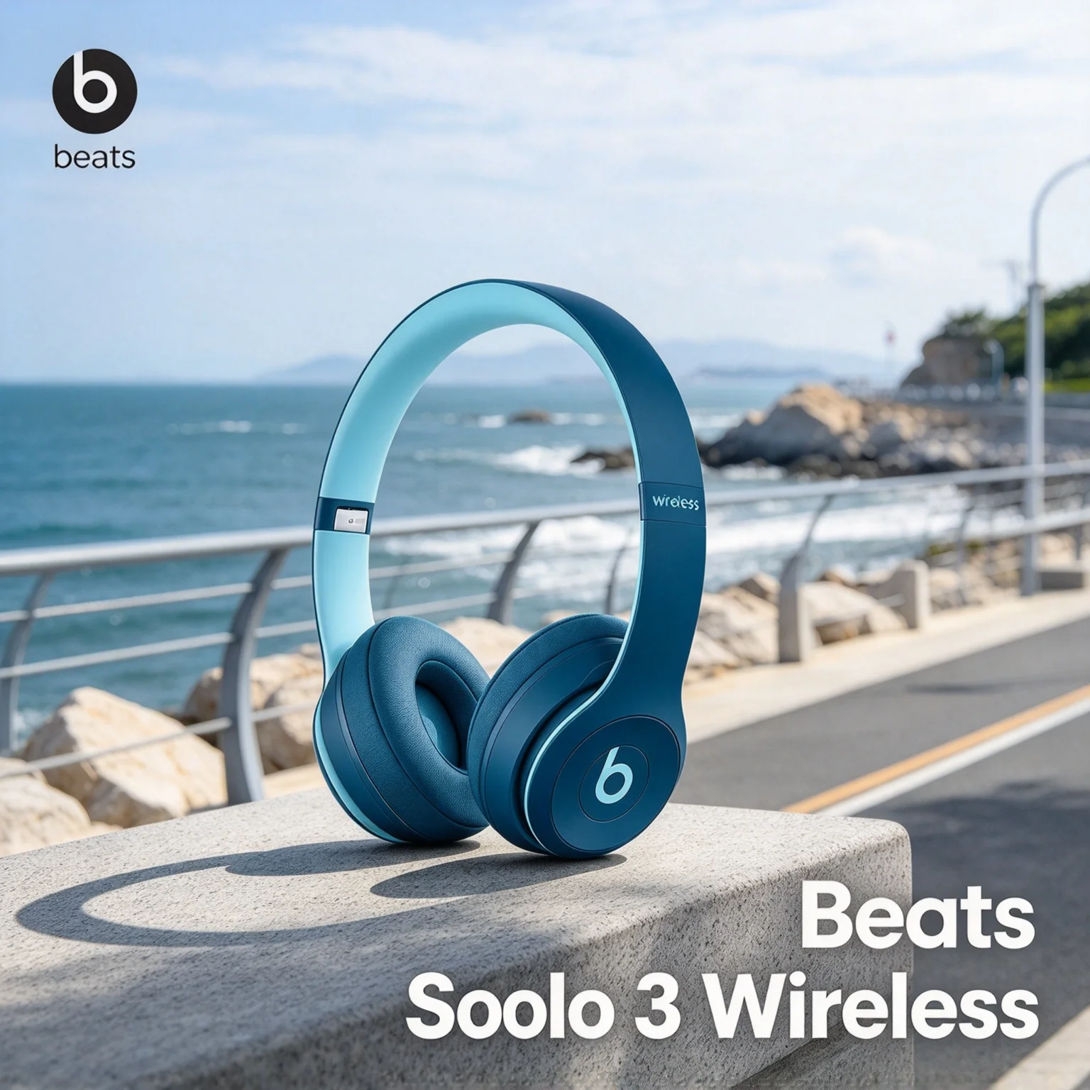 Beats Solo 3 Wireless Headset, Lightweight On-Ear Build, W1 Chip, Bluetooth Connectivity, Perfect for Travel and Daily Commute