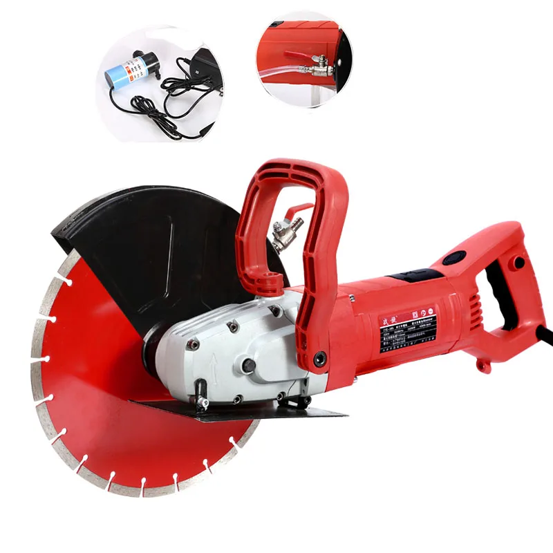 

5800W Wall Slotting Machine Dust Free Hydropower Wall Cutter Concrete Steel Reinfor cement Road Stone Cutting Machine