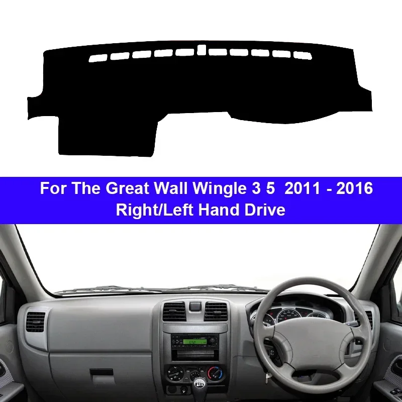 Car Auto Inner Dashboard Cover For Great Wall Wingle 3 5 2011 - 2016 Dash Mat Dashmat Carpet Cape Sun Shade Pad Rug 2015 2014