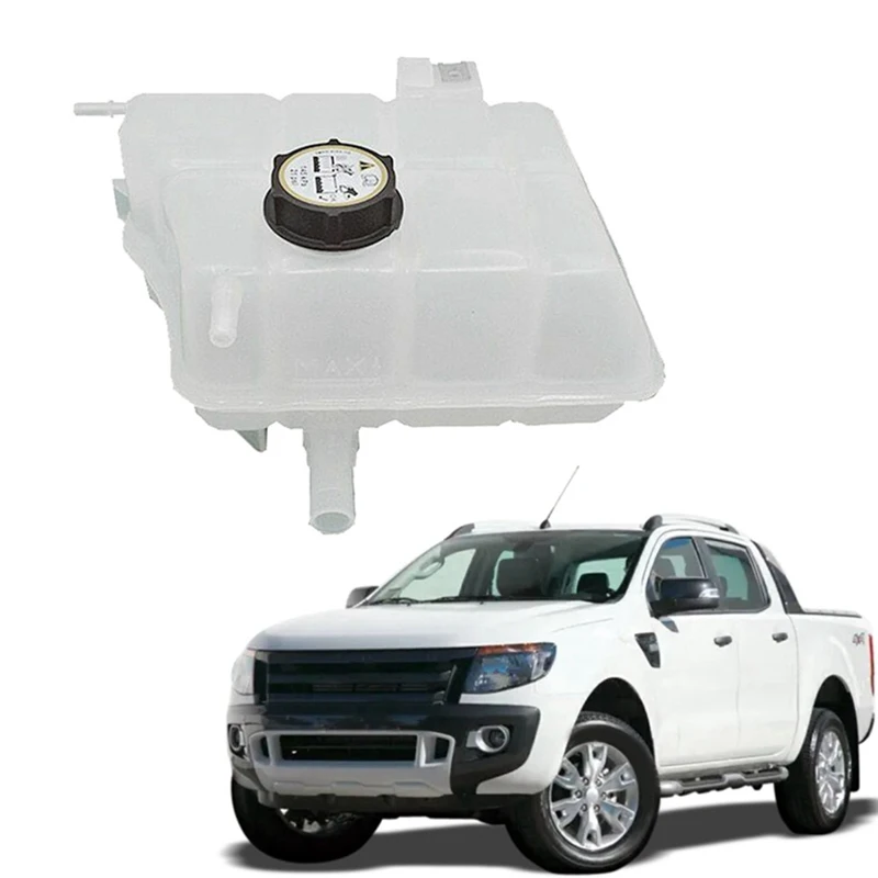 

Car Radiator Coolant Expansion Tank With Cap Parts For Ford Ranger 2012-2020 AB39-8K089-AA / AB39-8K218-AA