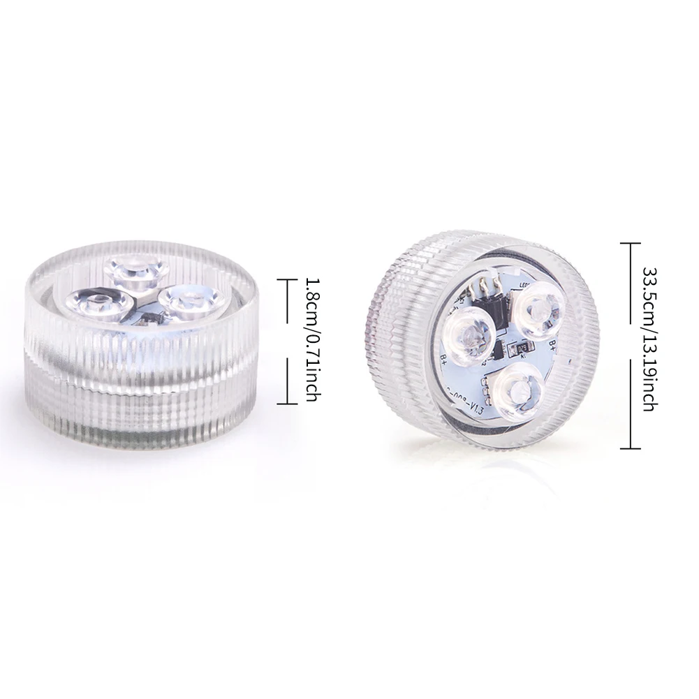 Lampe LED Ronde avec Télécommande pour Changement de Documents, Lumière d'Aquarium, Précieux Poisson SubSN