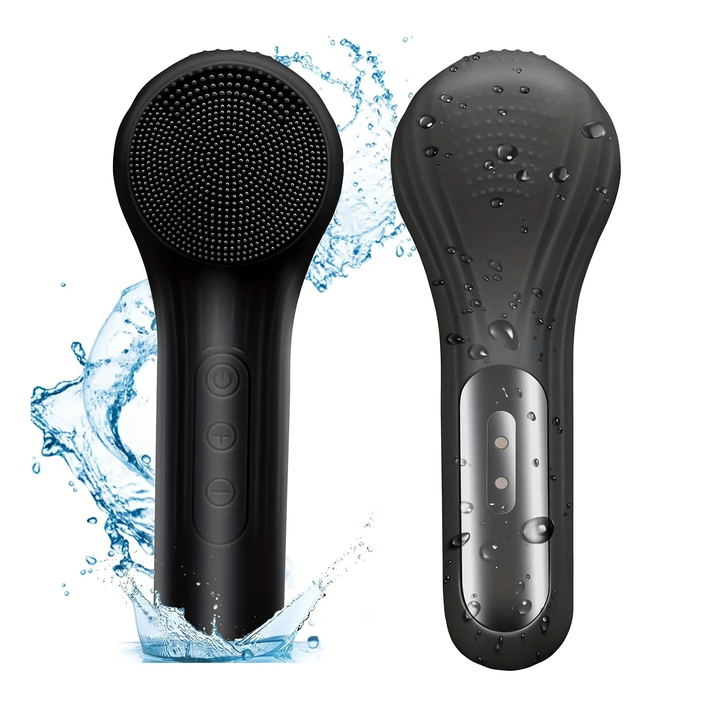 Nettoyant pour le visage de massage vibrant en silicone rechargeable 600 mAh - Brosse nettoyante pour le visage alimentée par USB, cadeau idéal pour maman