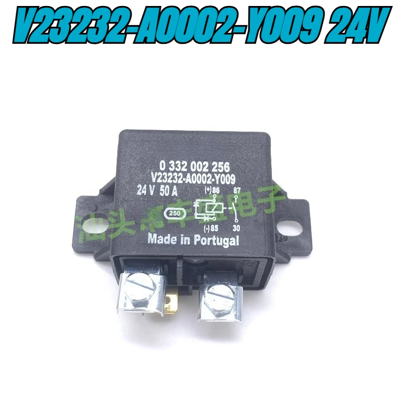 New 1pcs/lot V23232-A0002-Y009 24V Excavator, bulldozer, forklift start relay 0332002256