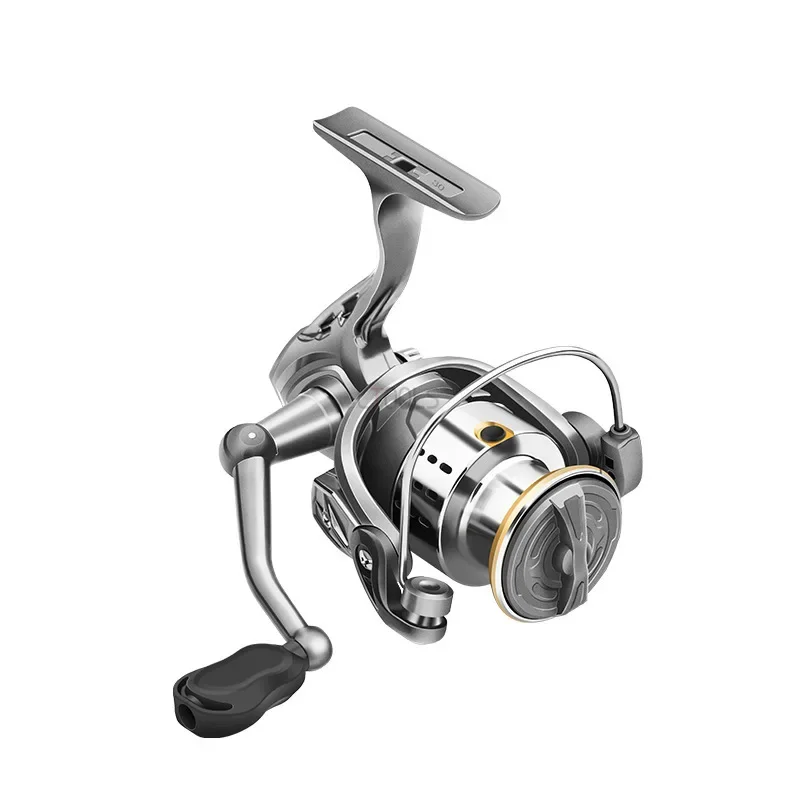 Small Golf Spinning Fishing Reel CC1000-7000 Screw in Type Remote Throw Inclined Mouth 12KG MaxDrag Freshwater Saltwater Fishing