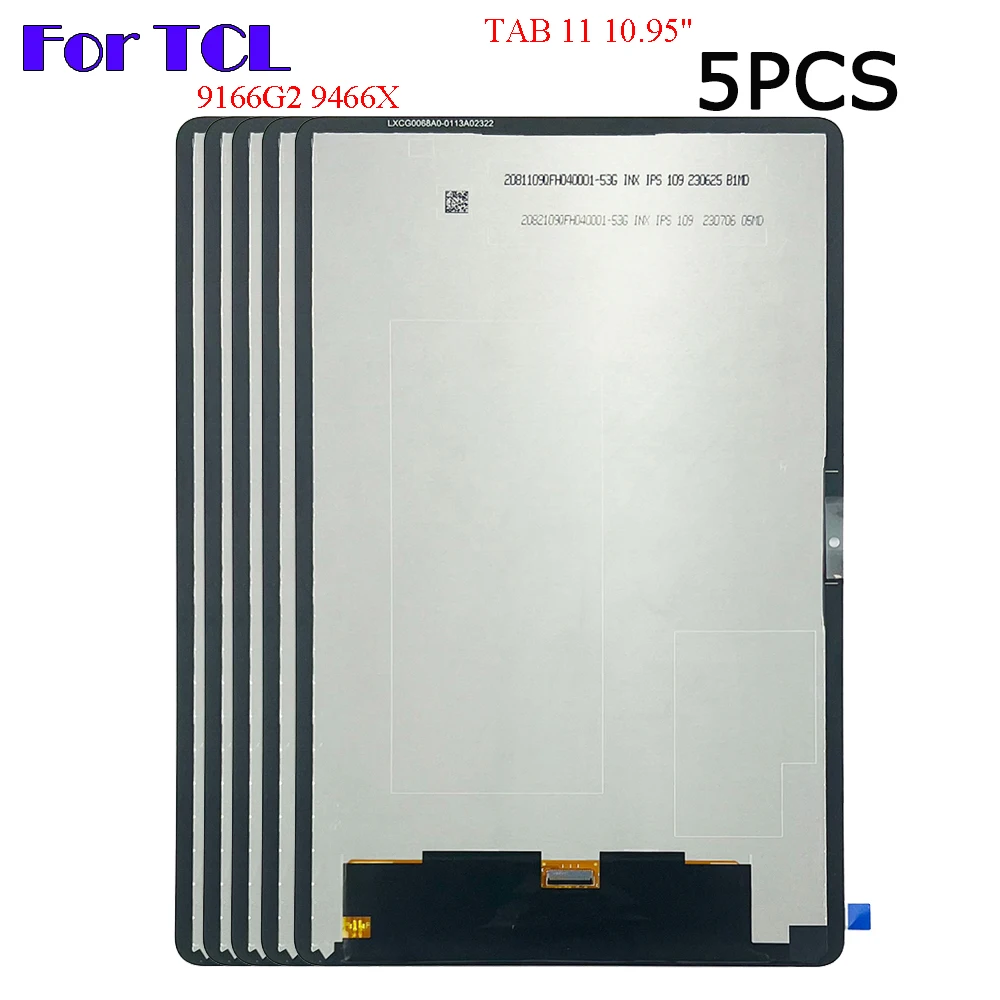 

5PCS Ori For TCL TAB 11 9466X 9166G2 10.95" LCD Display Touch Screen Digitizer Glass Panel Assembly Replacement