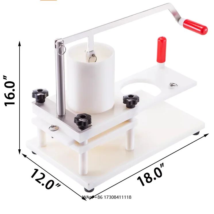

Manual non-stick meat patty machine, low noise meat press 1 year warranty