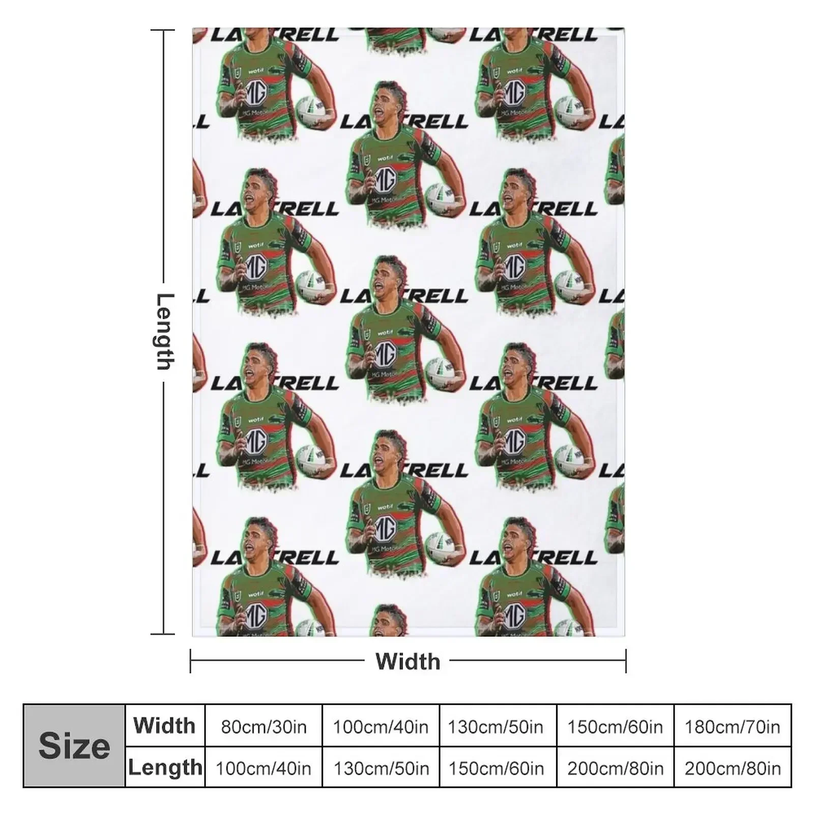 New Latrell Mitchell (3) Throw Blanket Luxury manga anime Travel bed plaid Blankets Sofas Of Decoration Blankets