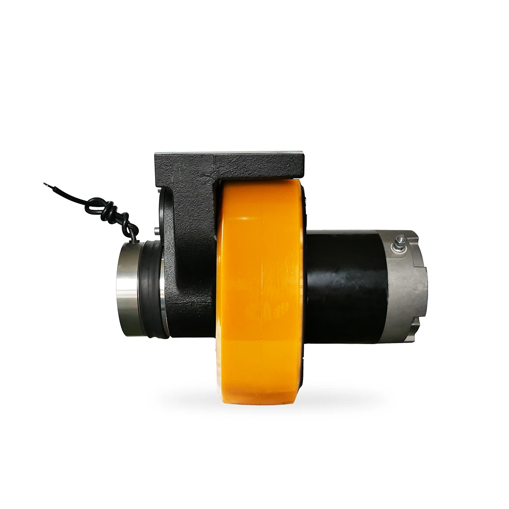 

0.75KW Forklift Parts DC 24V Motor Drive Assembly With PU Solid Tires Price