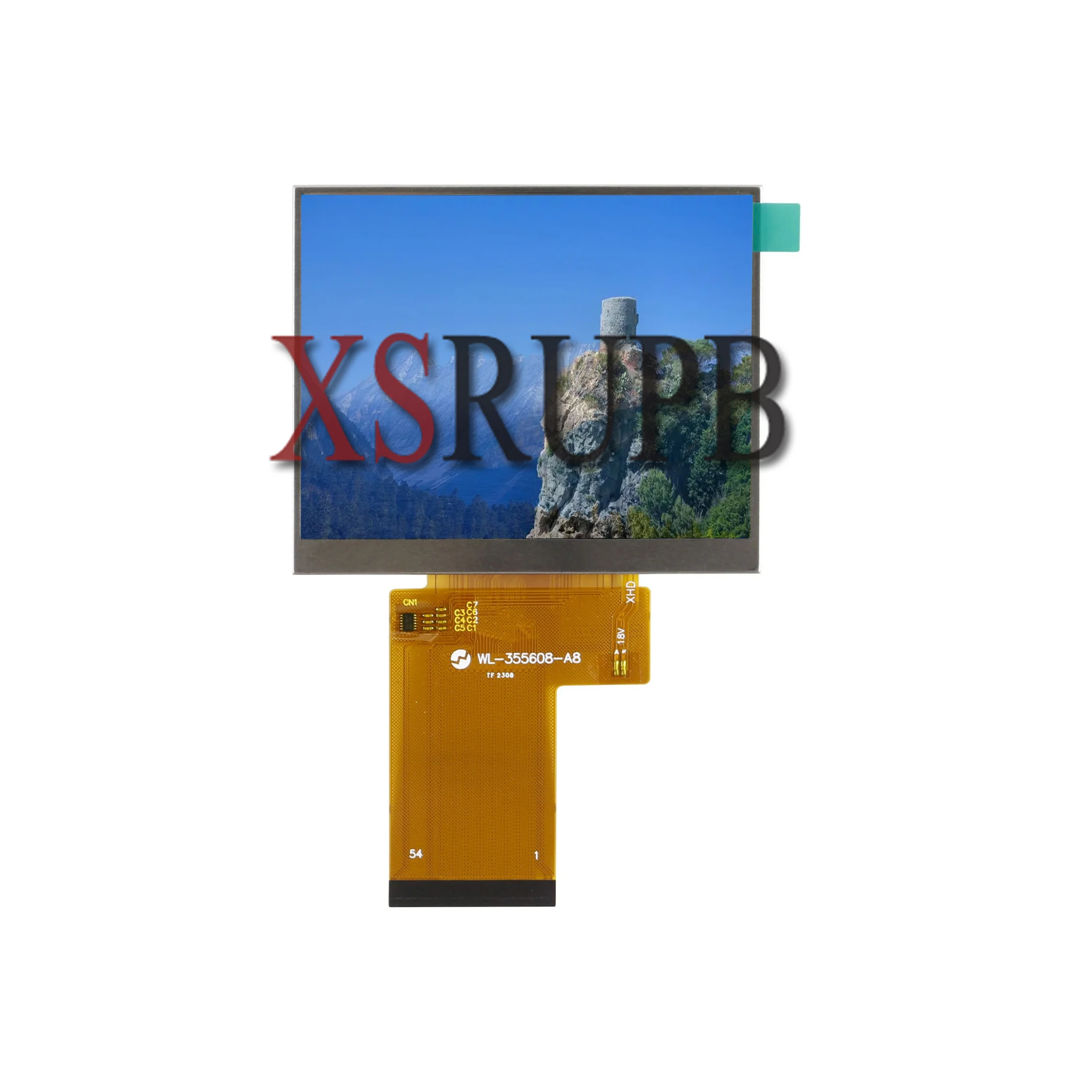 

Новый ЖК-экран 54Pin Tab IPS LCD для ANBERNIC RG35XX Plus, обновленный ретро портативный портативный мини-игровой консольный экран, ЖК-дисплей
