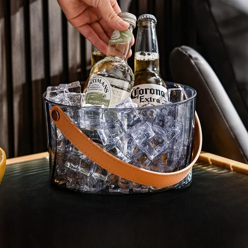 transparent-ice-bucket-for-outdoor-picnic-small-snacks-champagne-storage-basket-commercial-use-home-beer-plastic-ice-bucket
