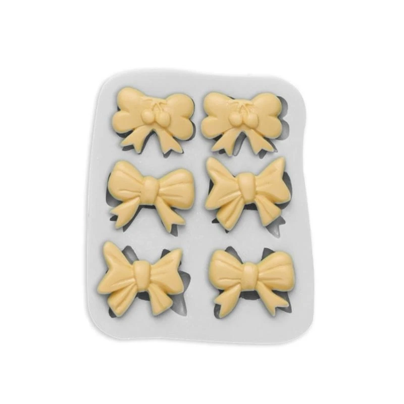 

Silicone Molds DIY Handmade Bowknots Making Supplies Bow-knot Cake Decorating Family Molds Flexible