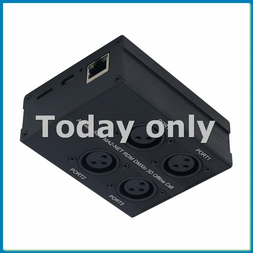 

SL04 Super Stage Light Controller DMX512 Built-in 54 Kinds of RGB Effects Support for ARTNET/SACN Protocols-BCBW