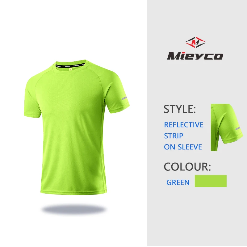 Men's Compression Shirt Quick Dry Short Sleeve Running T-Shirt Breathable Gym Workout Base Layer Athletic Rash Guard