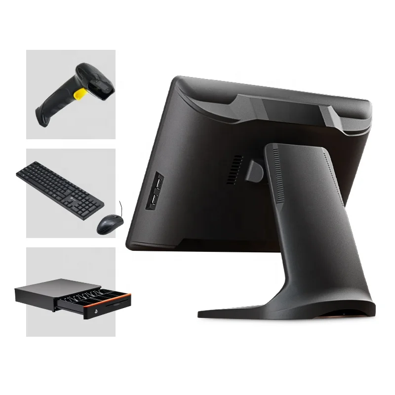 Core I5 third-generation all-in-one Windows POS terminal, single-screen supermarket cash register