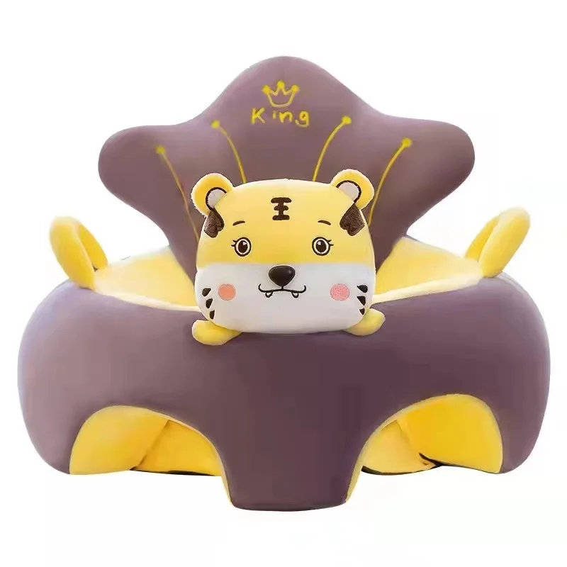 Baby learning seat cartoon infant classmate sitting on sofa plush toy sitting small sofa stool without filler