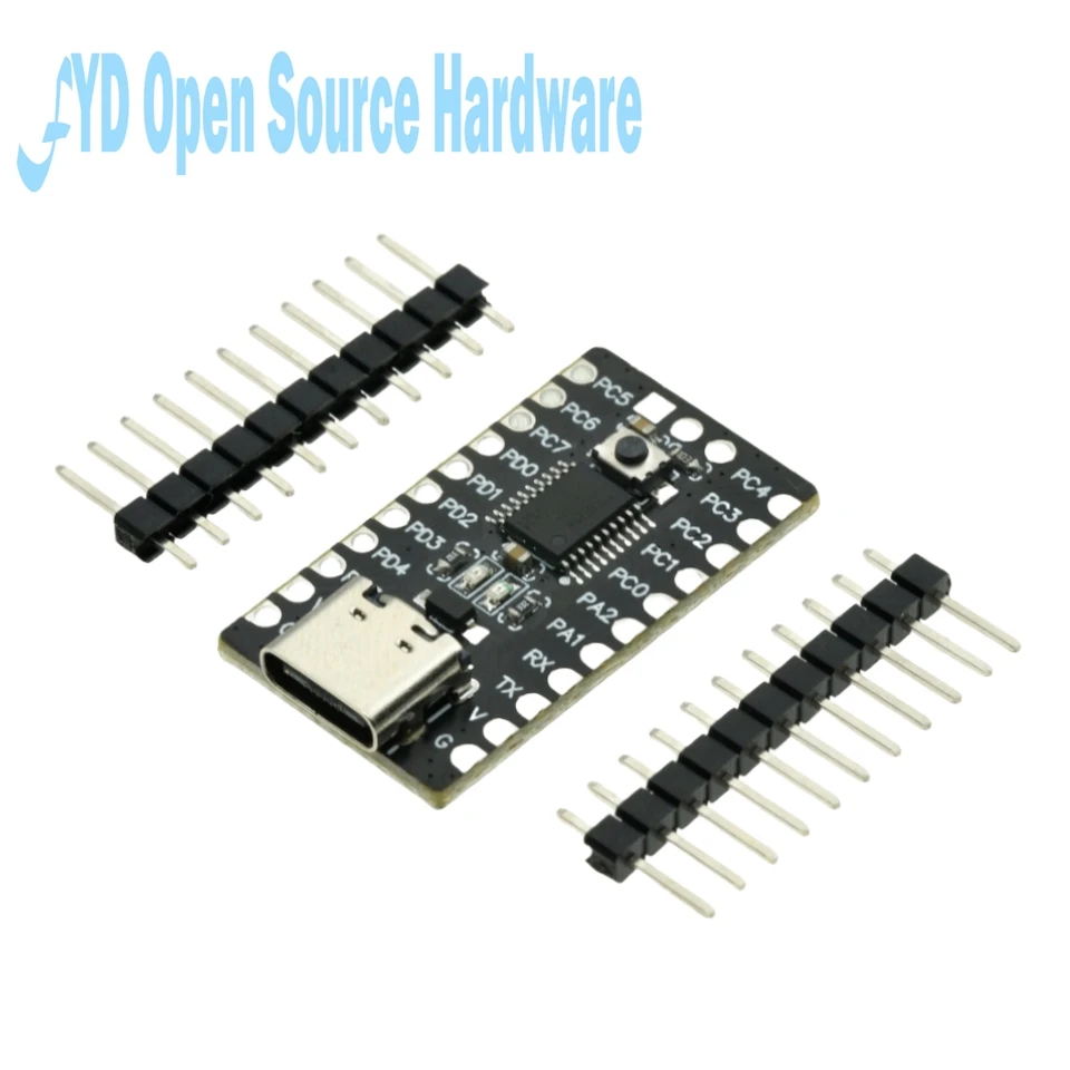 CH32V003F4P6 Płytka rozwojowa płyty głównej CH32V003 Moduł mikrokontrolera RISC-V Interfejs procesora TYPE-C