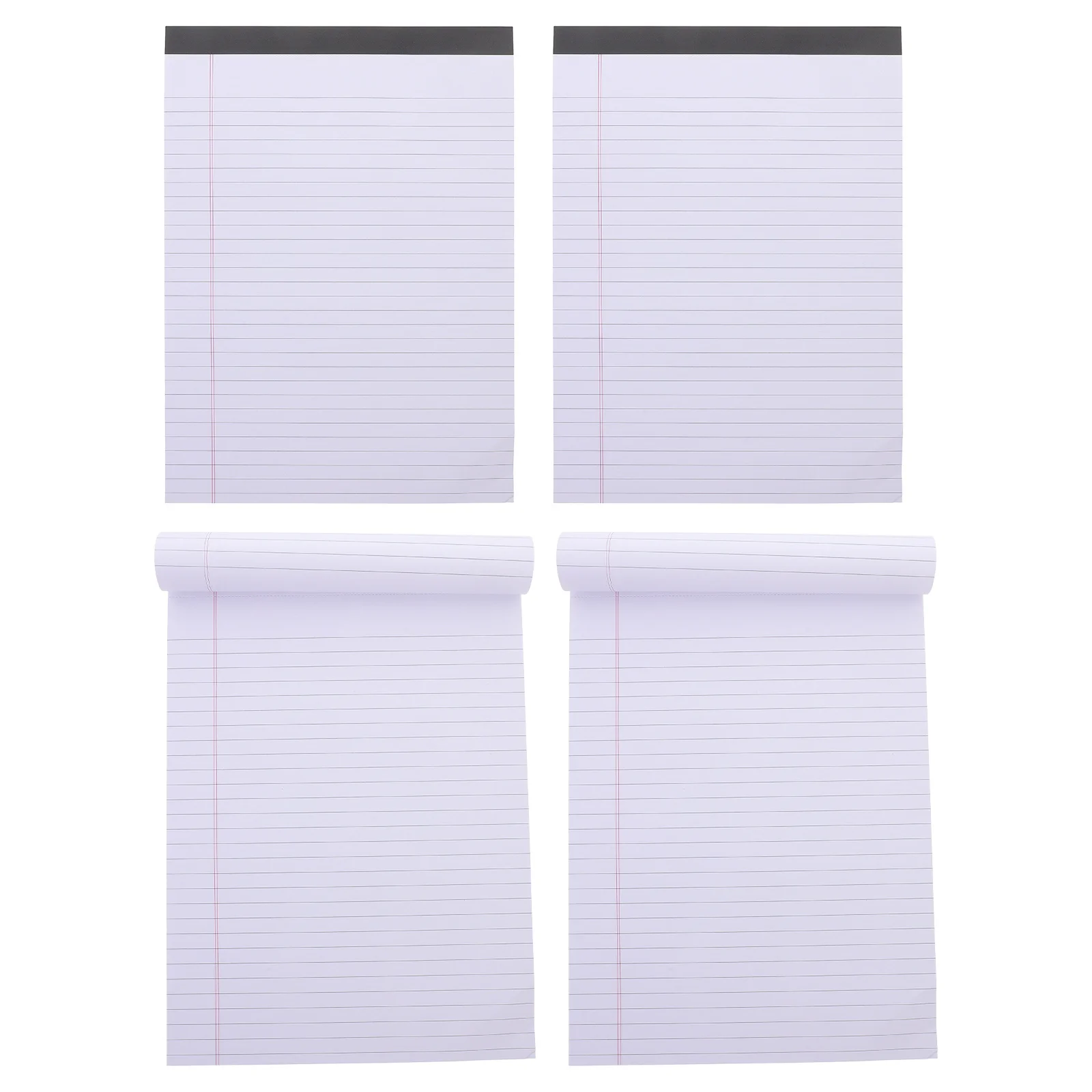 4 قطعة A4 مسطرة الكتابة المفكرة المسيل للدموع الوسادة القانونية المحمولة مذكرة ورقة لمكتب المدرسة تخطيط العمل جدول فكرة دفتر #4