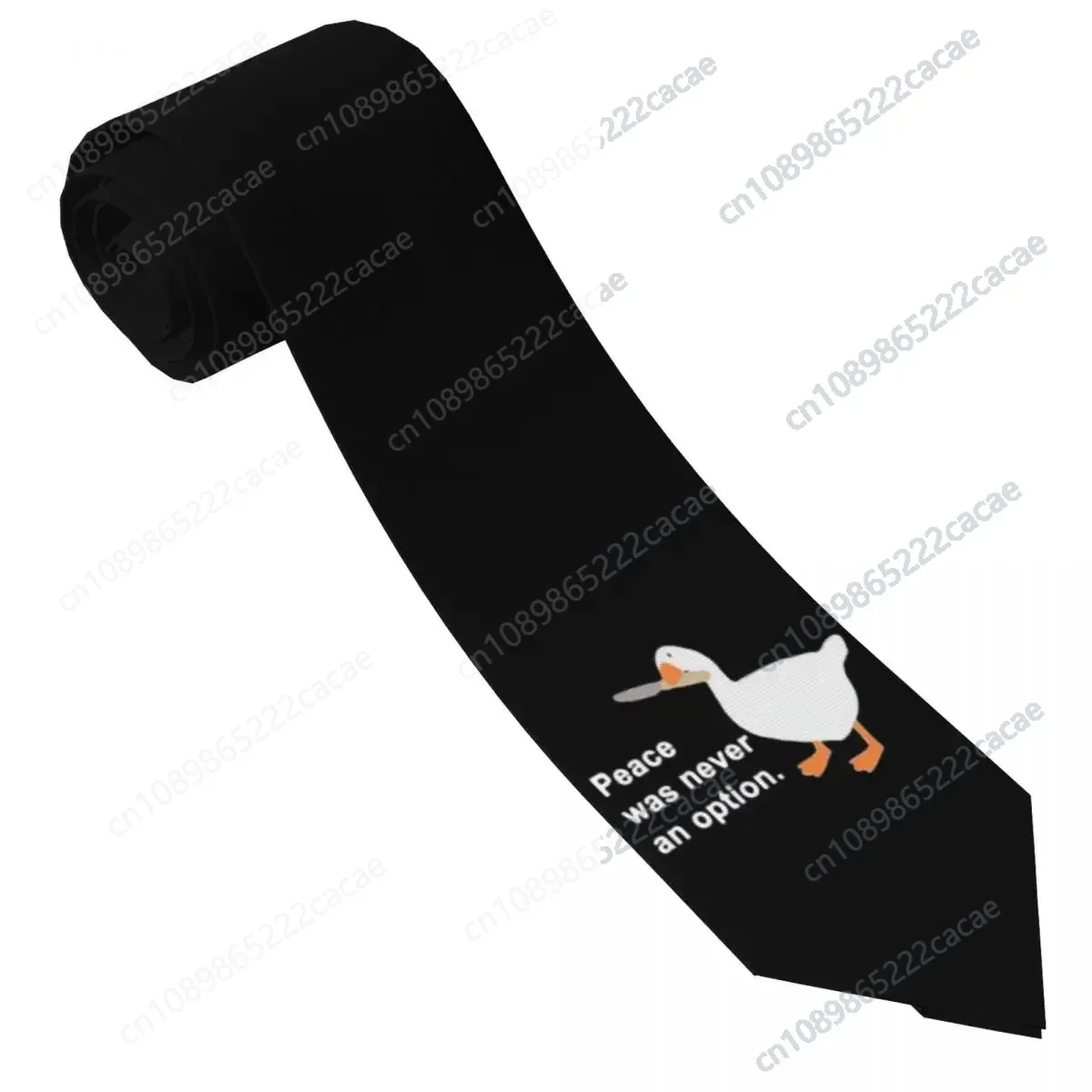 Peace Was Never An Option Tie Funny Cute Funny Neck Ties For Men Business High Quality Collar Tie Custom Necktie Accessories