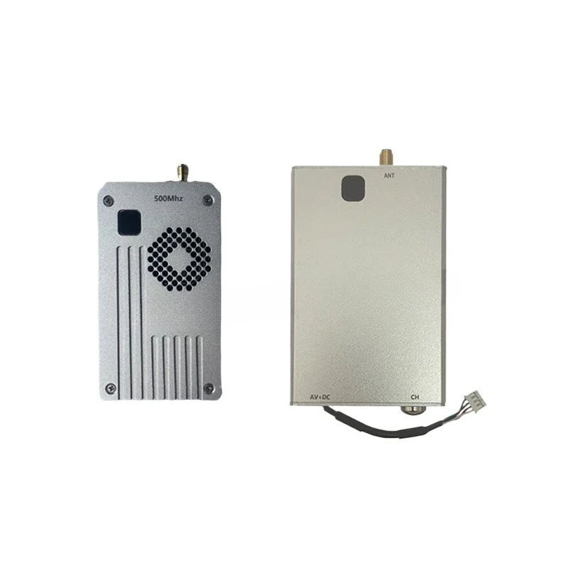 

500Mhz 5W FPV ultra-long-distance video transmitter receiver, high-power wireless video transmission 12V