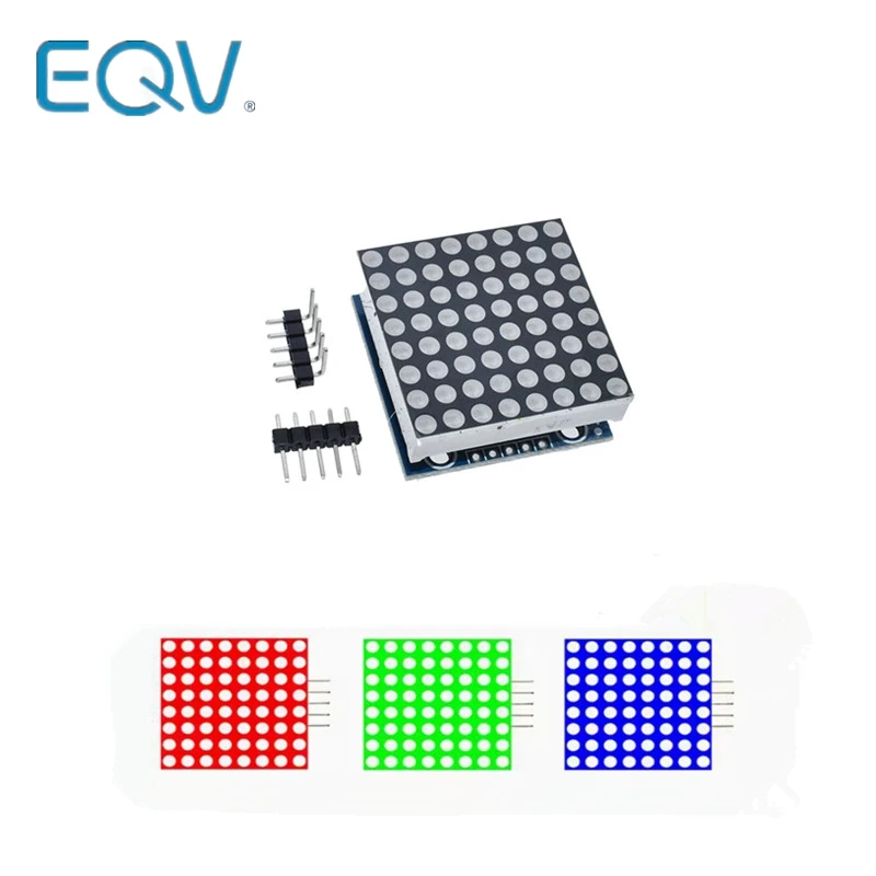 MAX7219 moduł macierzy punktowej moduł wyświetlacza mikrokontrolera gotowe towary, może być razem do programowania arduino