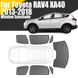 Custom Magnetic Car Window Sunshade For Toyota RAV4 XA40 2013-2018 4th Gen SUV Curtain Mesh Front Windshield Frame Curtain