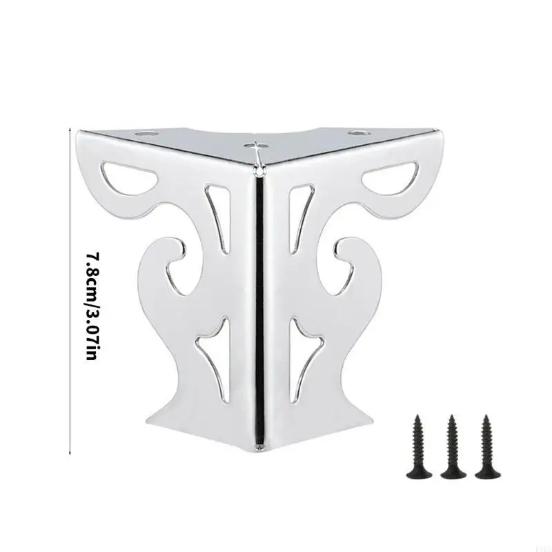 Les jambes fer élégantes mecs en métal décoratifs 78 mm pour les meubles maison
