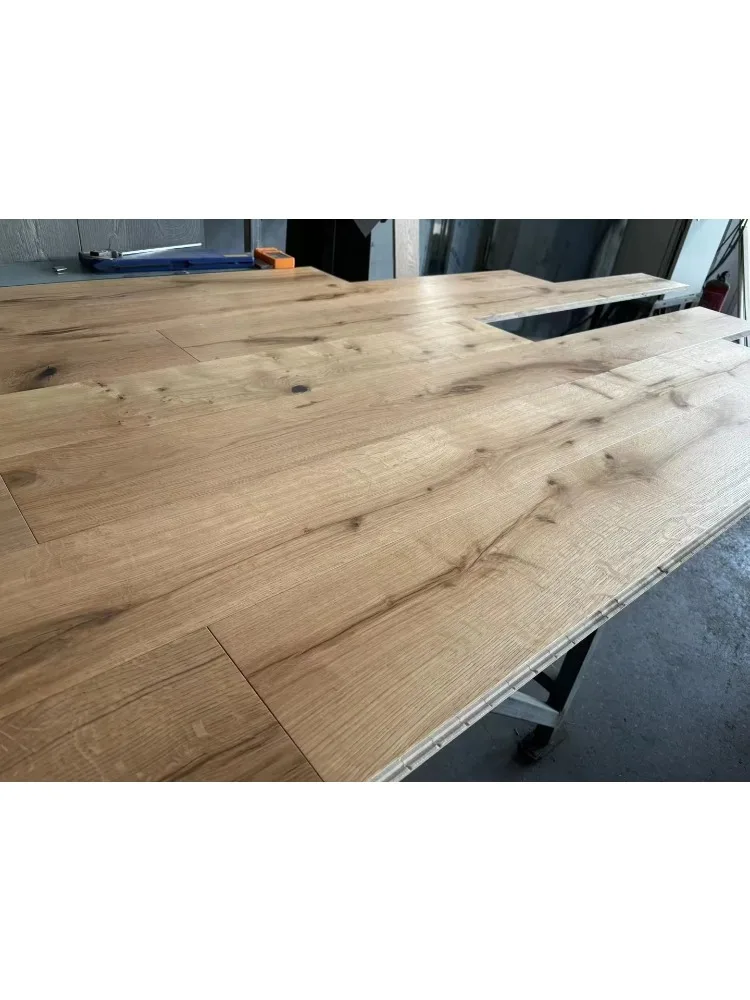 맞춤형 원목 바닥재, 넓은 목재 보드 다층 거실용 원목