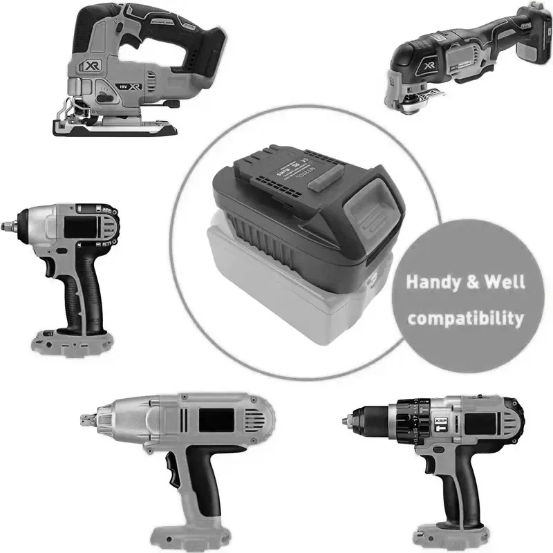 

Battery Conversion Adapter MT20DL Converts Makita 18V Li-Ion Bl1830 Bl1860 Bl1815 Battery To For DL18V 20V Tool Batteries