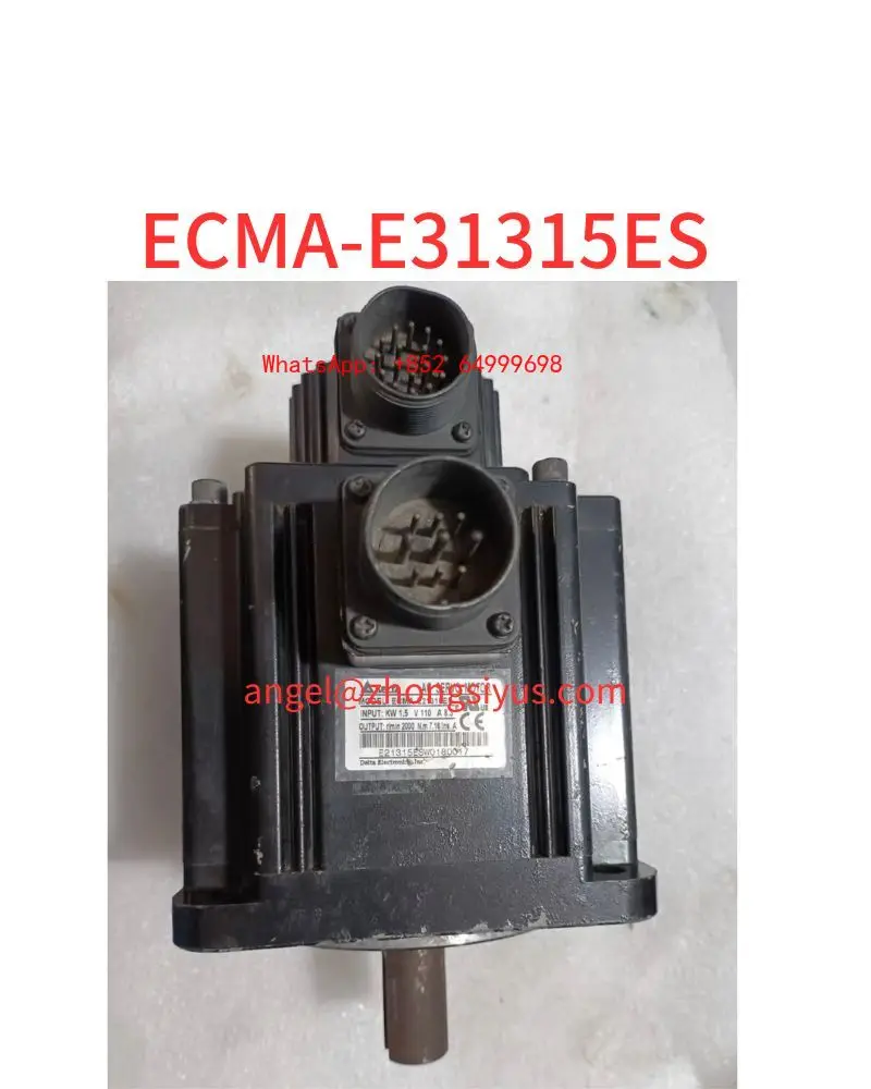 Used ECMA-E31315ES servo motor