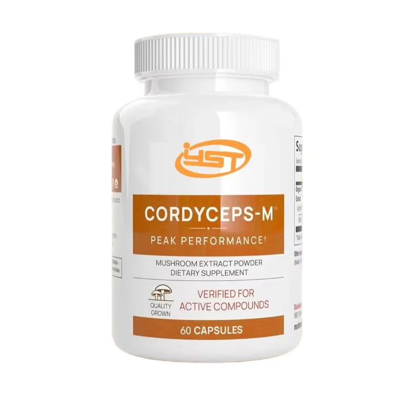 

Cordyceps (Cordyceps Sinensis Mushroom Extract) 30/60 Count, 1,000 Mg Provides Overall Stamina and Energy Support 60 Capsules