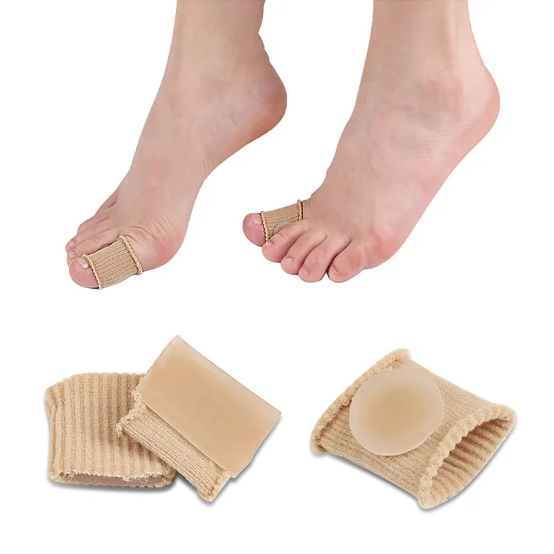 واقي إصبع القدم فاصل القضيب باديكير الذرة الكالس مزيل اليد لتخفيف الآلام لينة سيليكون أنبوب العناية بالقدم الورم مصحح