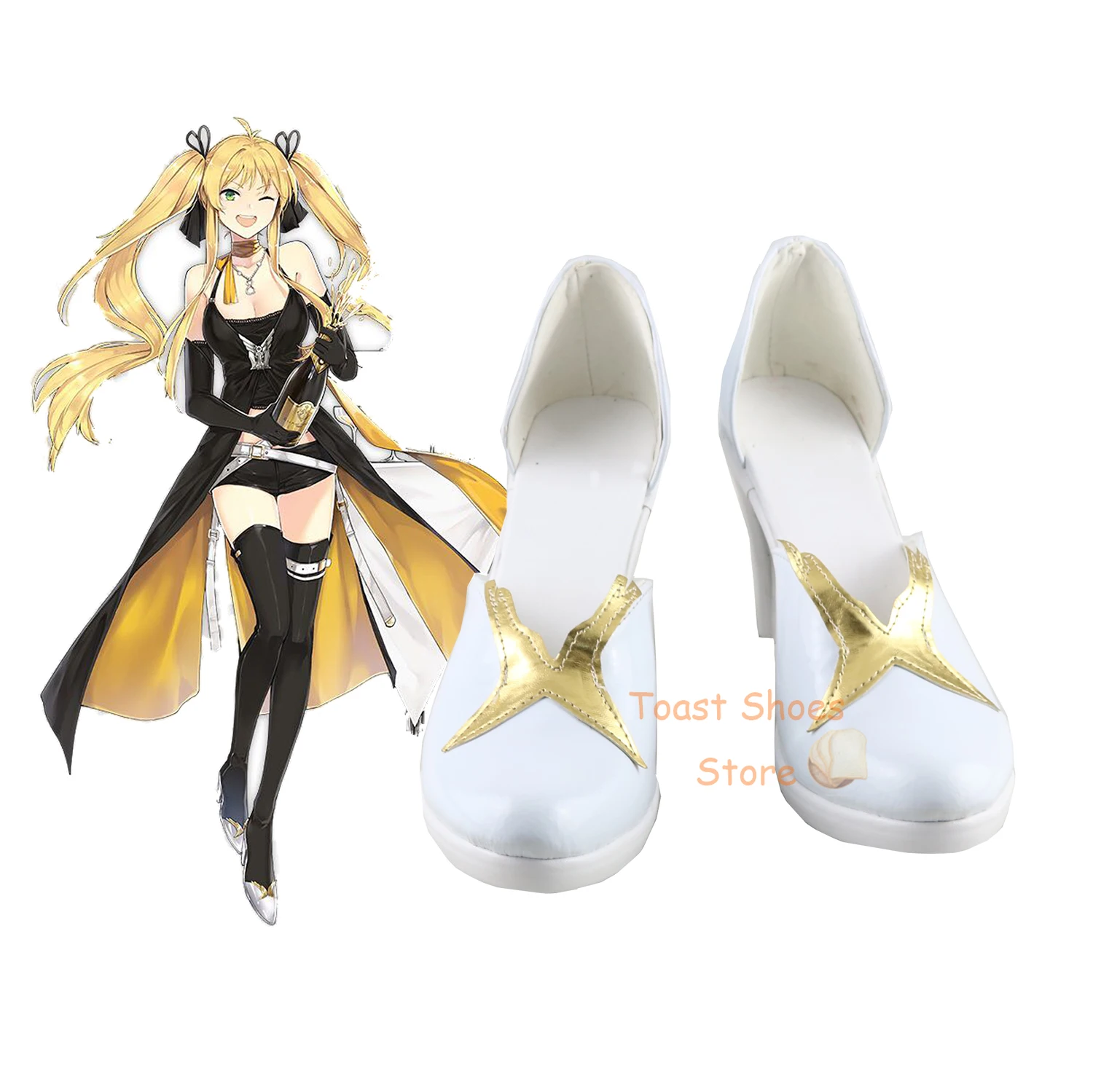 

Game Azur Lane Hornet Cosplay Comic Anime Game for Con Halloween Party Cosplay Costume Prop Shoes