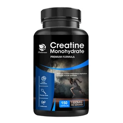 Lukaree Monohydrate Creatine Capsules Strength Muscle for Adults Endurance and Energy Support Enhance Athletic Performance